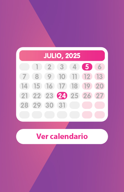 Calendario Julio 2025